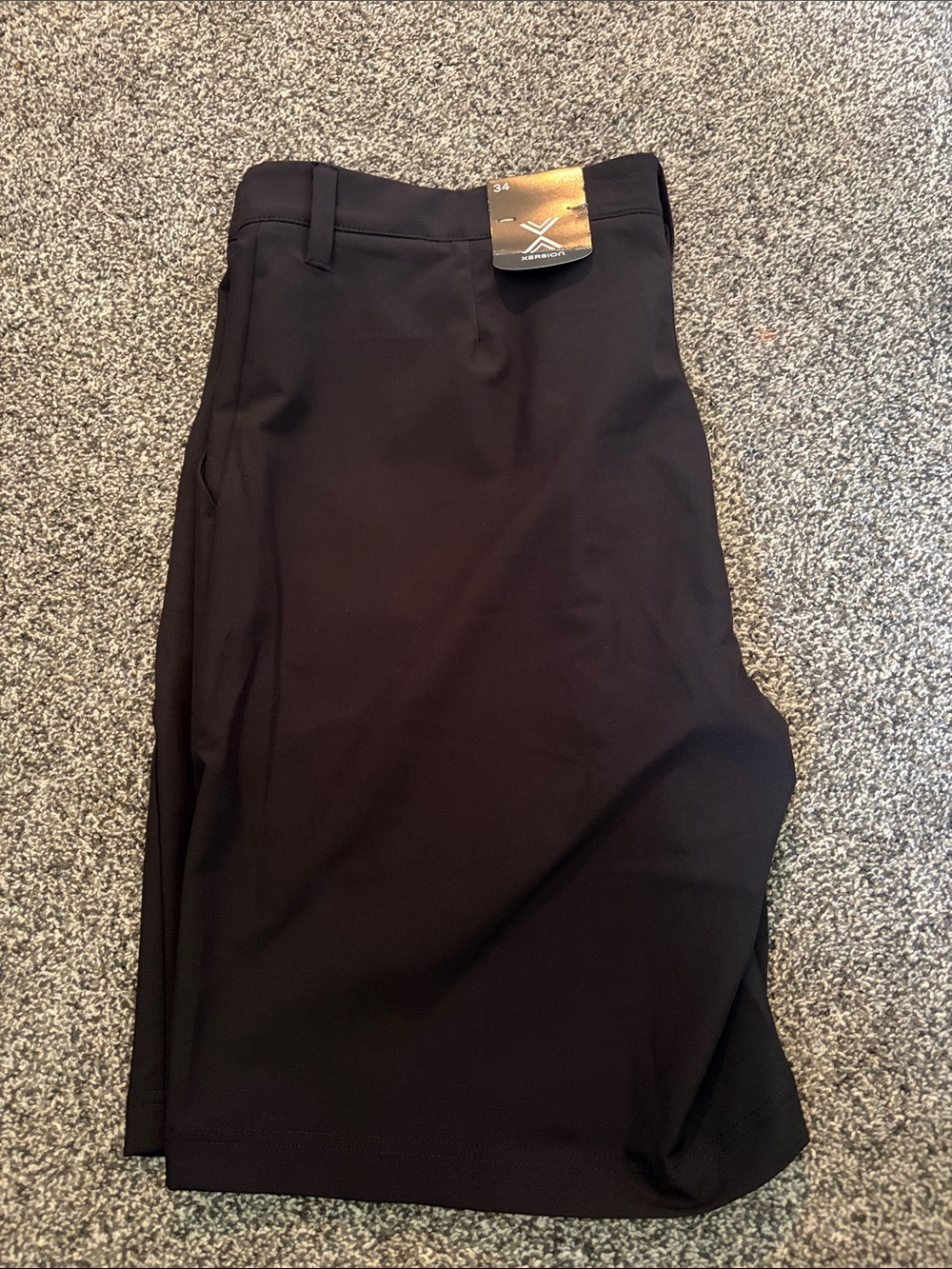 NWT Men’s Xersion Black Woven 9" Short